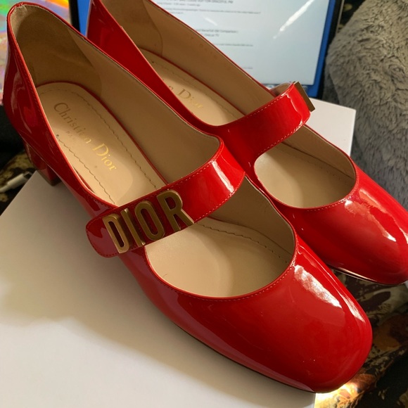 dior baby d ballet flats